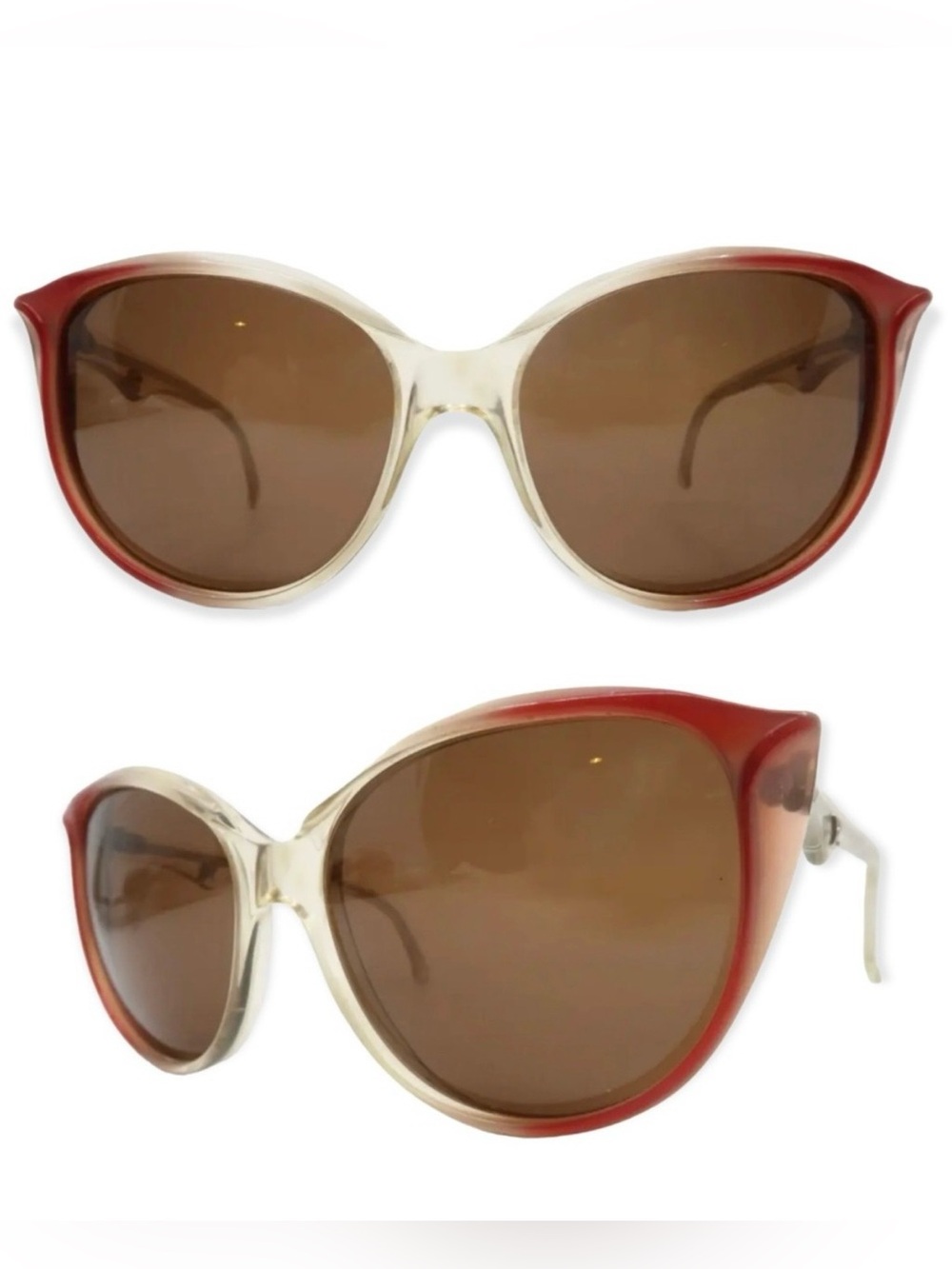 1970s Pierre Cardin Winged Sunglasses, Mod 60810 21007, Made in France